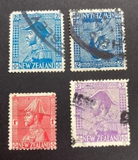 New Zealand Stamps 1926 Admirals - Used
