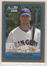 2006 Bowman Draft Draft Picks Gold Chris Davis #DP29 1tr