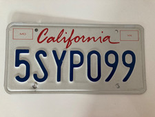 US Kennzeichen Nummernschild CALIFORNIA 