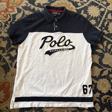 Polo Ralph Lauren Custom Slim Fit Short Sleeve Cursive Polo Golf Rugby 67 Shirt