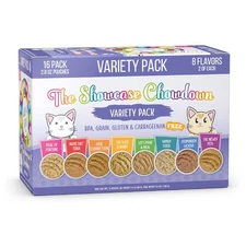 Weruva Slide N' Serve Paté Wet Cat Food, The Showcase Chowdown ' 2.8oz Pouch