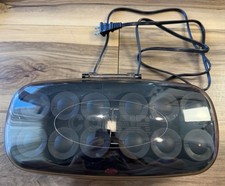 Conair Hot Rollers Hair Setter 10 Velvet Flocked Rollers Heated Curling No Clips