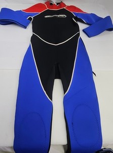Gladiator Scuba Diving Wet Suit Size 12 Brack Pull Zipper Black Surf Snorkeling