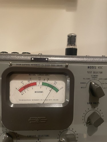2x RCA 6SN7 Doppeltriodenventile Röhren Paar schwarze Platte Tests gut Made in USA - Bild 8 von 9