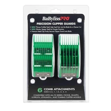 BaBylissPRO x Tomb45 Precision 6 Pc Clipper Guards Comb Set | FXPCG2
