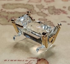SWAROVSKI Crystal Memories 243451 - Culla / Cradle - cm 3,8 - Vintage Anni 2000