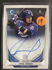 Urena, Jose - 2014 Bowman Chrome - Autograph - INV19