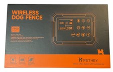 Pethey F900 Plus Wireless Dog Fence System Adj Safe Zones Rechargeable Collar