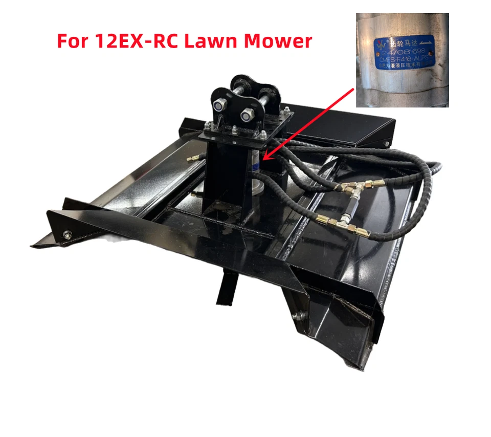 Motorreductor hidráulico AGT OEM CMFS-F416-ALPS para accesorio de desbrozadora 12EX-RC/M-RC Foto 4 de 4