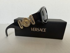 Versace VE4361 Sunglasses 53mm Unisex Sunglasses - Black
