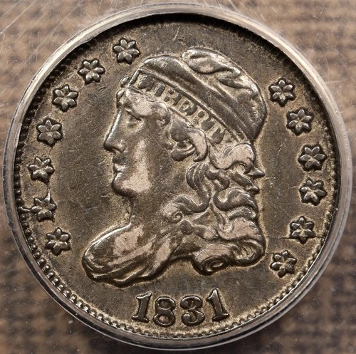 1831-P Capped Bust Half Dime — photo from another recent sale