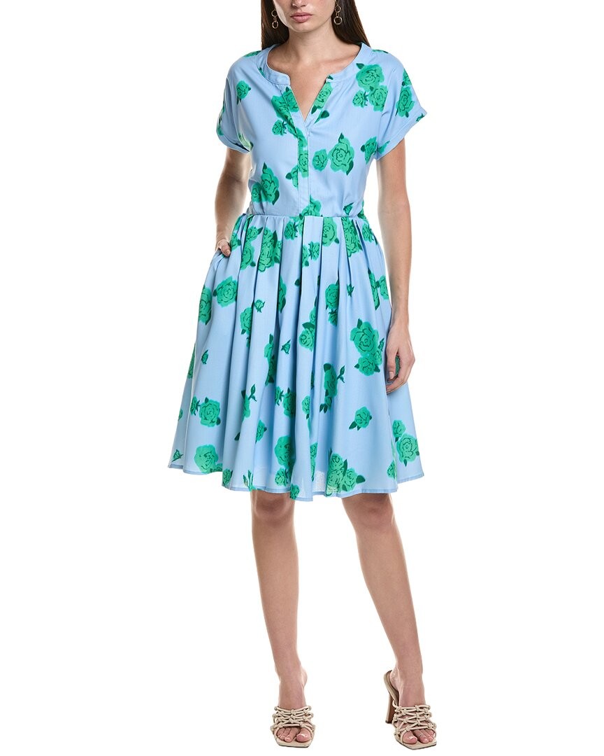 women's light blue star dress Baby Blue Starlight Mini Dress main image 0