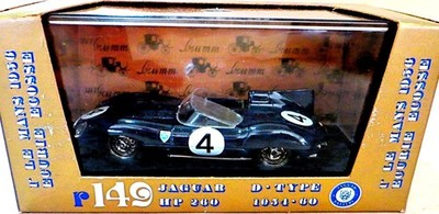 JAGUAR D-type 1° Le Mans 1956 #4 Sanderson -Flockhart 1:43 BRUMM r149 Neu in OVP
