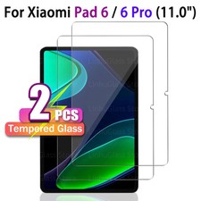 2PCS Xiaomi Pad 6 Pad6 Pro 11.0" 2023 Tempered Glass Cover Screen Protector
