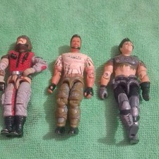 lot of 3 vintage hasbro g.i Joes. 
