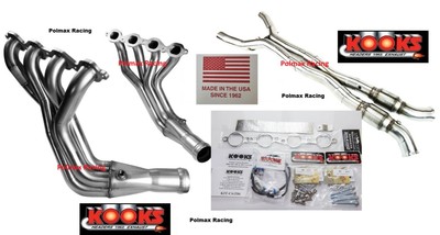 Kooks 1-7/8'' headers green catted x-pipe kit 2006-13 Corvette C6 Z06 7.0 LS7