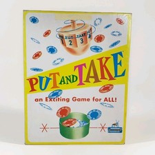 Vintage 1956 PUT AND TAKE Game American Toys SCHAPER Rare Complete 203 Spin Win