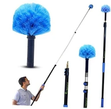  5-to-12ft Telescoping Durable Duster with Extension Pole – Lightweight 12 feet