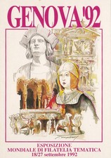 Cartoline/Postcard Publicard 036: Genova 92 (dis. Oikonomoy)