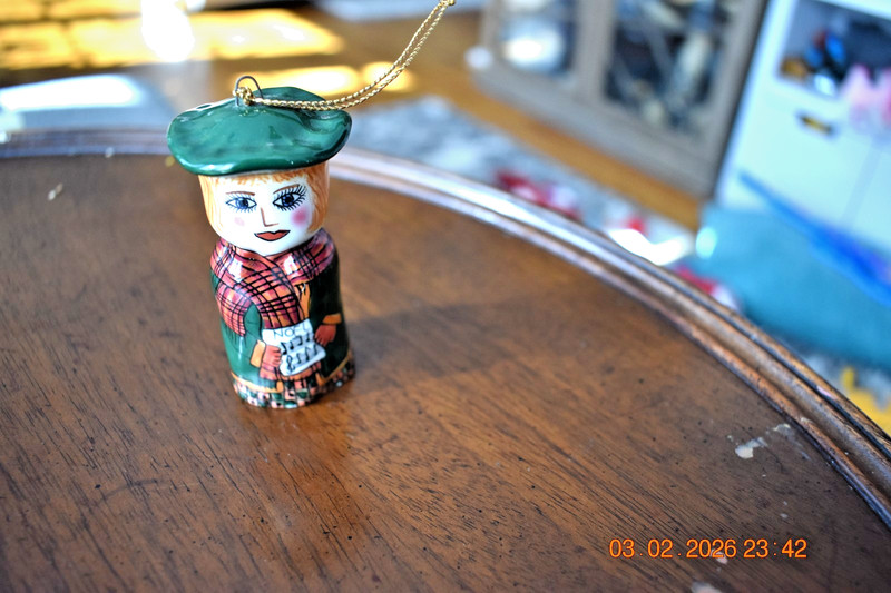 Vintage Susan Paley Ganz Ceramic Figurine Ornament -Noelle by Ganl