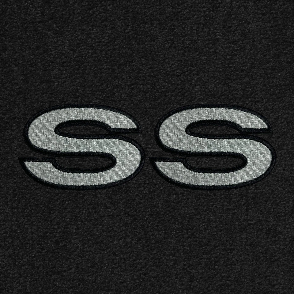 Lloyd Mats 2PC Set for 1970-1972 Chevy Camaro w/ Floor-Mounted Gas Pedal, Black Foto 2 de 4