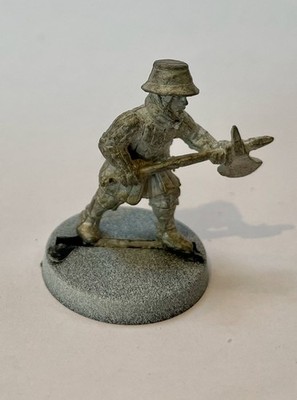Games Workshop Citadel F4 Feudals Stilson Axe Men at Arms Bretonnian - Metall