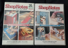 Shopnotes Magazine Back Issue Library Issues 1 thru 120  1-126 DVD-ROM Lot of 2