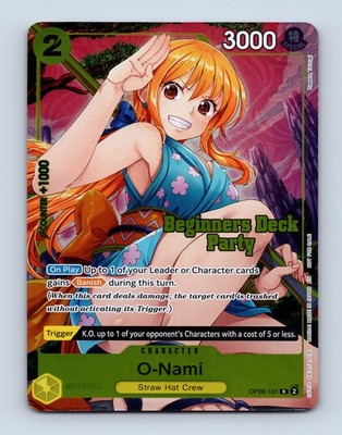 O-Nami (Beginners Deck Party [ST-23] - [ST-28] Winner Pack) R One