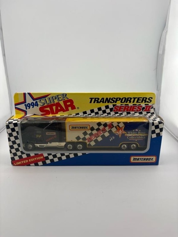 Matchbox Hauler Super Star Series II White Rose NASCAR Diecast Truck