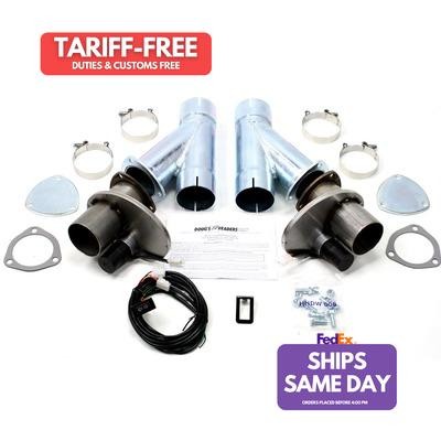 Dougs Headers DEC300AK, Kit Natural Stainless Steel Electric Exhaust Cut-Outs - - Picture 1 of 9