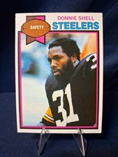 1979 Topps - Donnie Shell #411 (RC) Steelers Nfl