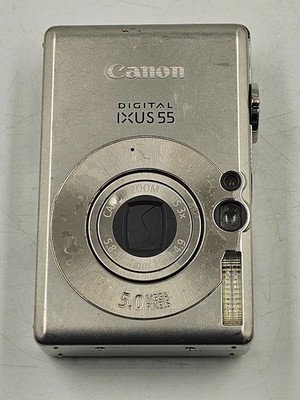 Canon IXUS 55 5,0 MP Digitale Kamera Silber - Funktioniert