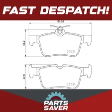 Brake Pads Set fits FORD MONDEO Mk5 2.5 Rear 2015 on S7CB Brembo 2018449 5181857