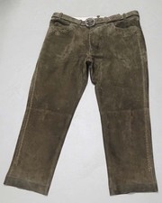 Trachten Lederhose Größe 30 Wildbock lang P712