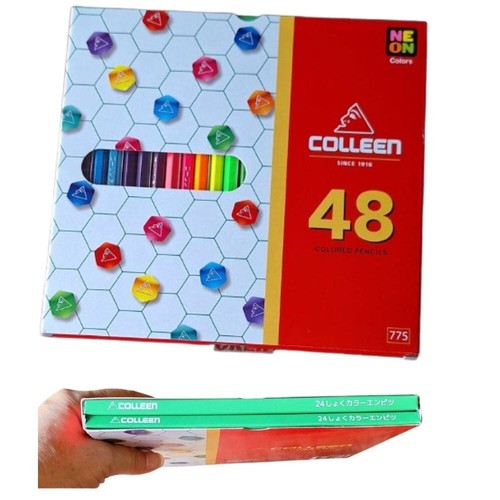 Matite Colorate Disegno Colleen Pittura Arte Colori Set Regalo Bambini 48 Matite Colo - Foto 5 di 12