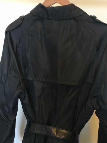 Prada Men's Black Belted Trench Coat - Picture 9 of 12