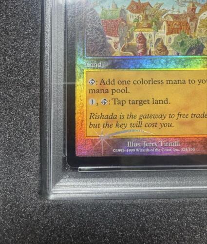 PSA 9 FOIL RISHADAN PORT LP - Mercadian Masques GRADED RARE HTF - Picture 4 of 10