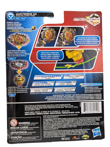Beyblade Burst Switchstrike Amaterios A3 DR61 TA18 Starter Pack NEW - Foto 2 di 7