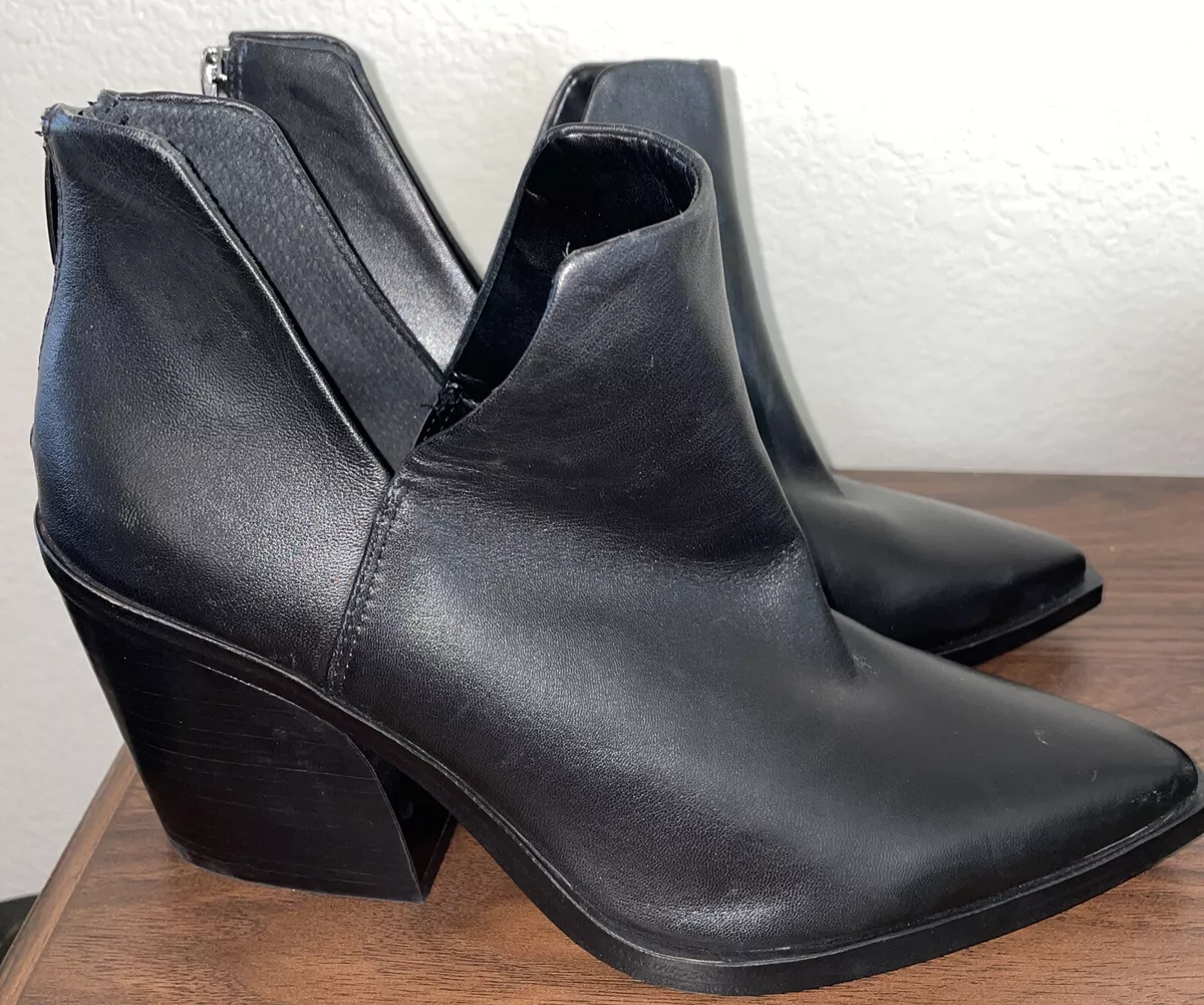 Vince Camuto GIGIETTA Pointy Toe Heel Booties Black Size 10M 42