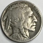 1929-S Buffalo Nickel - Fine (F) Full Date Partial Horn KM#134 - BN29SF