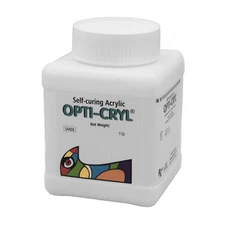 OPTI-CRYL Self Curing Acrylic Resin - Powder - 1lb, Original