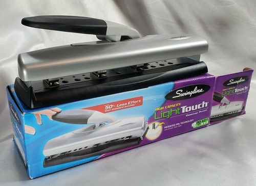 Swingline High Capacity Light Touch Desktop Punch Metal Hole Punch In Box - Picture 2 of 6