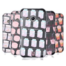 FUNDA DE GEL SUAVE HEAD CASE DESIGNS PATRONES DE ALIMENTOS KAWAII PARA TELÉFONOS SAMSUNG 4