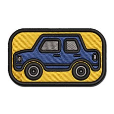 Car Vehicle Automobile Multi-Color Embroidered Iron-On Patch Applique