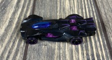 2014 Mattel Hot Wheels Rev Rod Black Purple Toy Car Vehicle