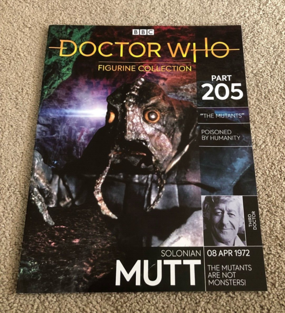 Eaglemoss. Doctor Who.Solonian Mutt. Figurine Collection.Issue 205.Magazine Only