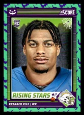 2024 Score-A-Treat #6 Brenden Rice A-Treat - Rising Stars Green Bats card