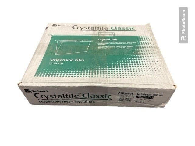 Rexel Crystalfile 70621 Classic A4 Suspension File  green (Z1)