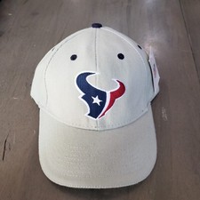 NEW Houston Texans Hat Cap Adult Strap Back Gray NFL Football Adjustable Mens A6