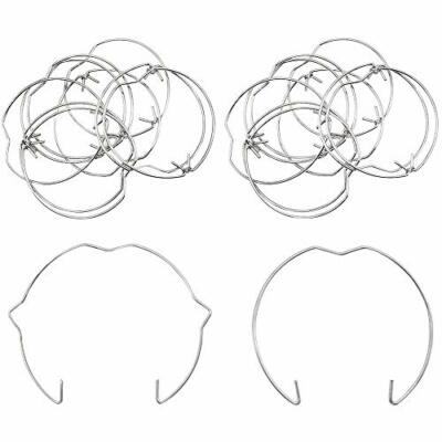 30 Clip Di Fissaggio A Molla Per Faretti GU10 E MR16 - Diametro 50mm - Ricambio Per Portalampade